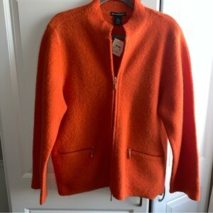 Alexandra‎ Bartlett Wool Jacket Orange XL NWT